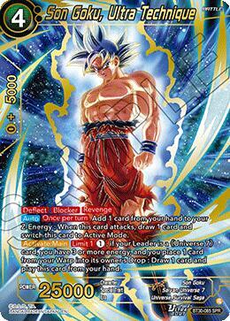 Son Goku Ultra Technique SPR BT30-085 carta