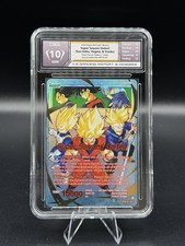 Son Goku Vegeta and Trunks Super Saiyans United SLR BT30-001 card