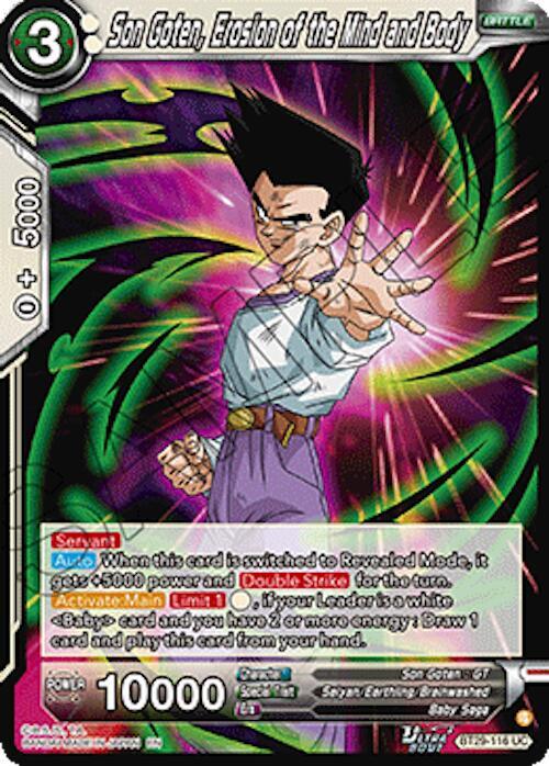 Son Goten Erosion of the Mind and Body BT29-116 card