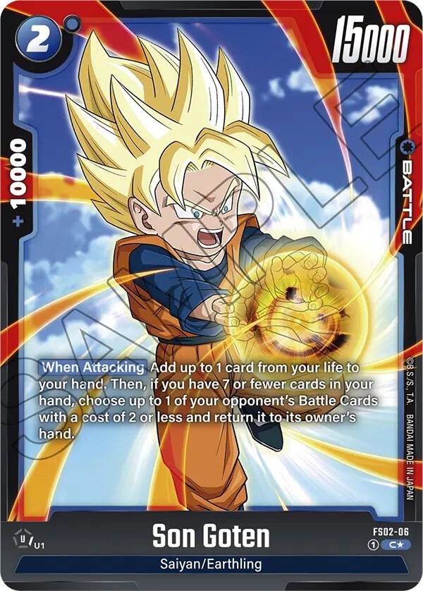 Son Goten FS02 06 Bonus Pack Alternate Art