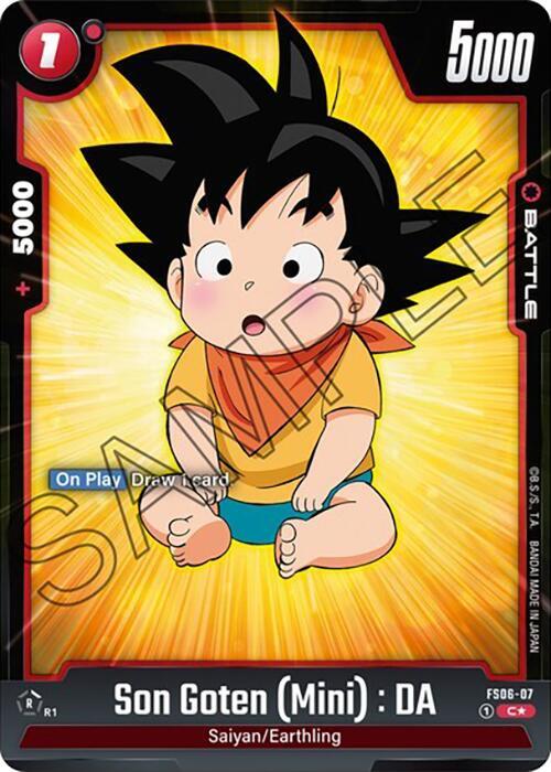 Son Goten Mini DA Bonus Pack Alternate Art FS06-07 card