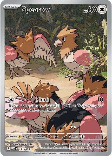 Spearow 151/132 card