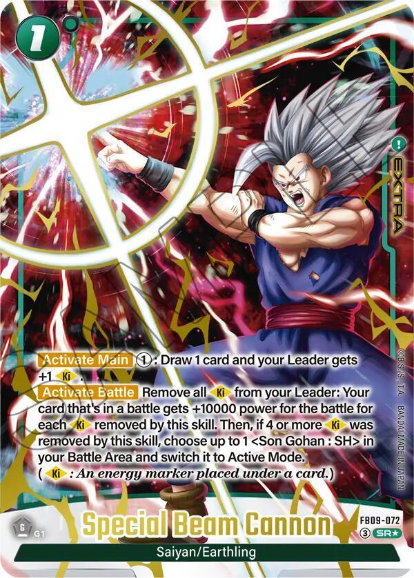 Special Beam Cannon Alternate Art FB09-072 carta