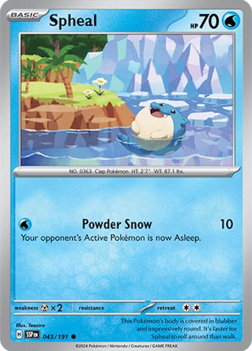 Spheal 043/191 card