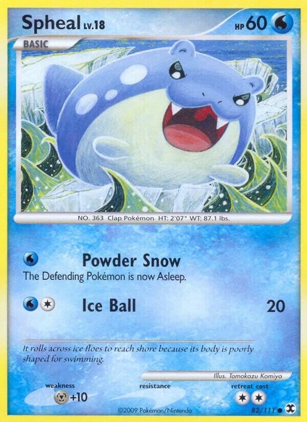 Spheal 82/111 card