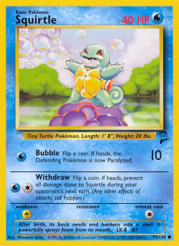 Squirtle 093/130 card