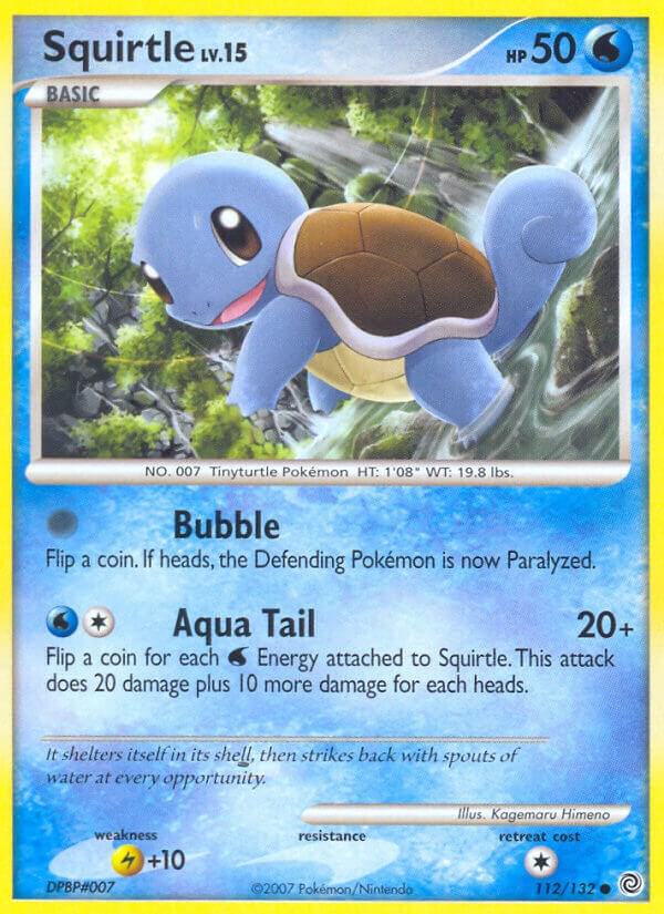 Squirtle 112/132 card