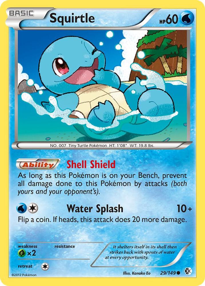 Squirtle 29/149 card