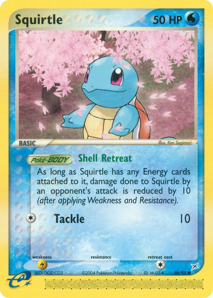 Squirtle 46/95 card