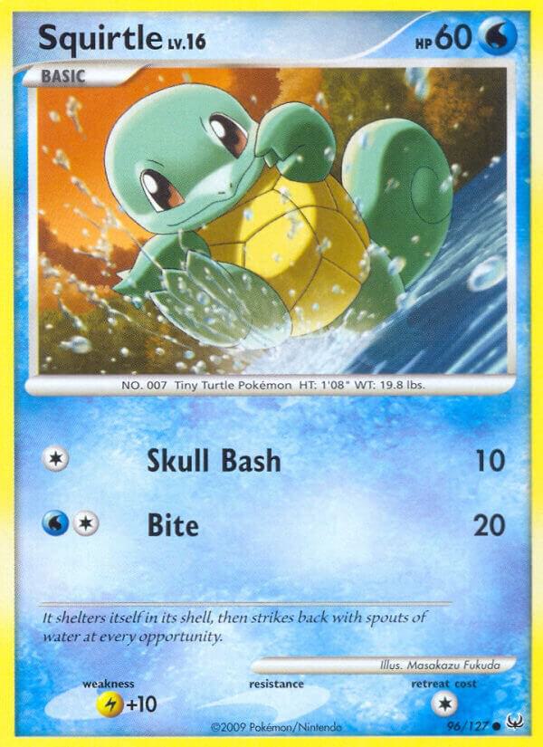 Squirtle 96/127 card