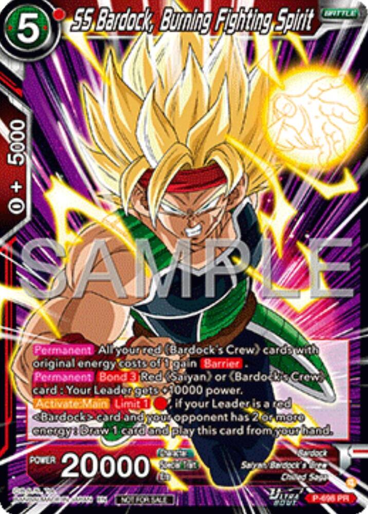SS Bardock Burning Fighting Spirit Ultra Bout Series Tournament Pack Vol13 P-698