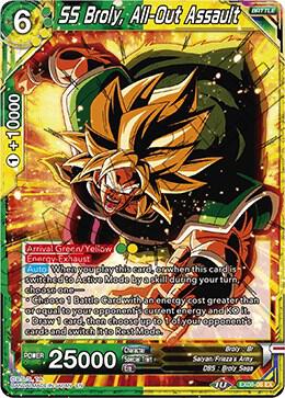 SS Broly All Out Assault EX08-06 card