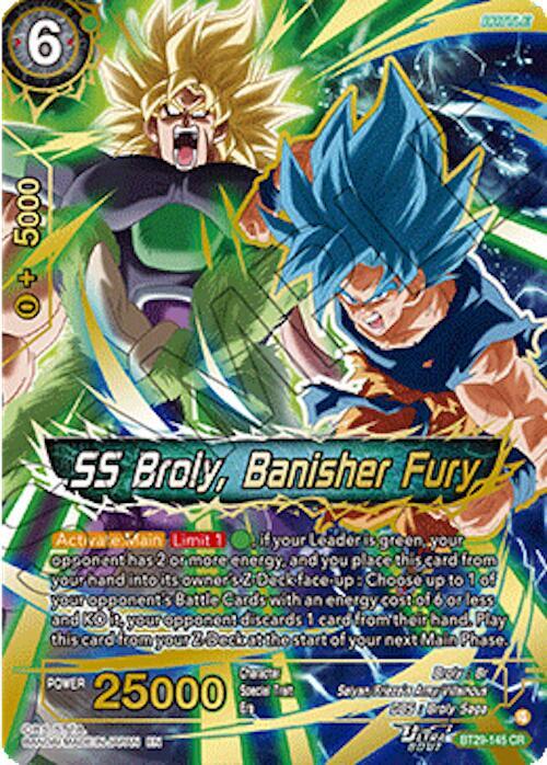 SS Broly Banisher Fury BT29-145 card