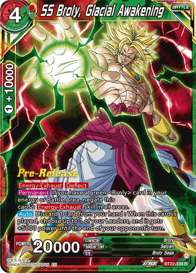 SS Broly Glacial Awakening BT22-134