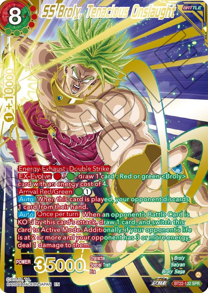 SS Broly Tenacious Onslaught BT22-132