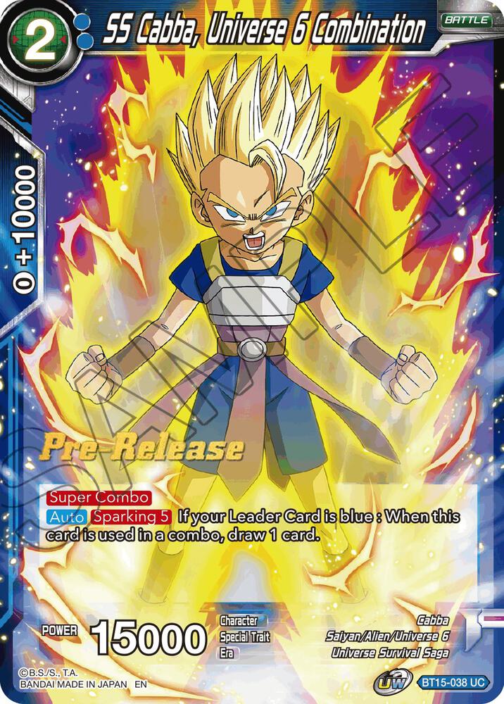 SS Cabba Universe 6 Combination BT15-038