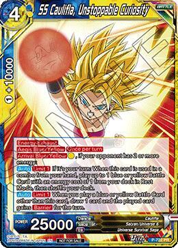 SS Caulifla Unstoppable Curiosity Deluxe Pack 2026 Vol1 P-722 card