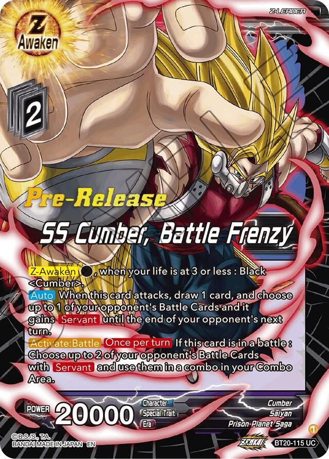SS Cumber Battle Frenzy BT20-115