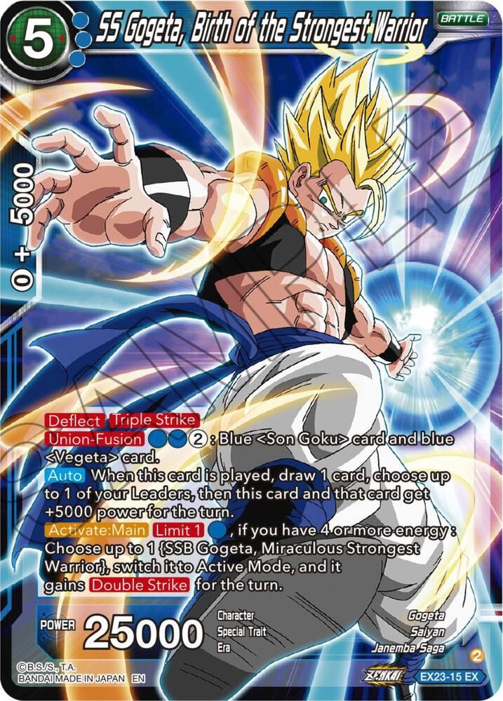SS Gogeta Birth of the Strongest Warrior EX23-15