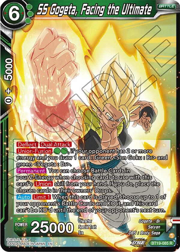 SS Gogeta Facing the Ultimate BT19-085