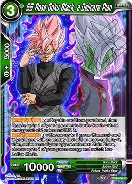 SS Rose Goku Black a Delicate Plan DB1-056 carta
