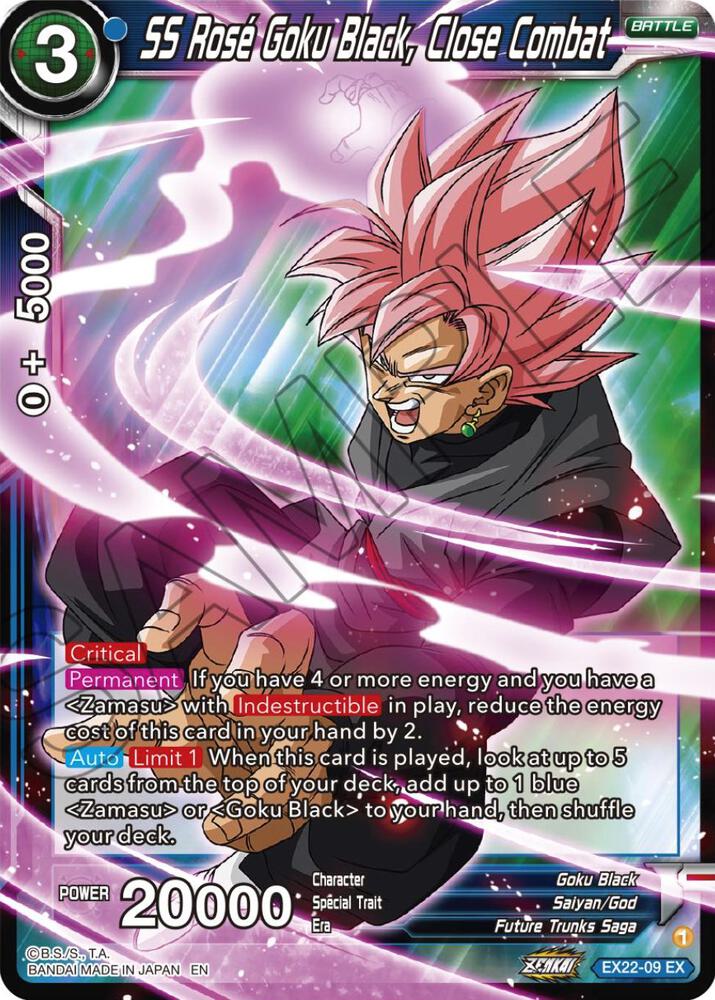 SS Rose Goku Black Close Combat EX22-09