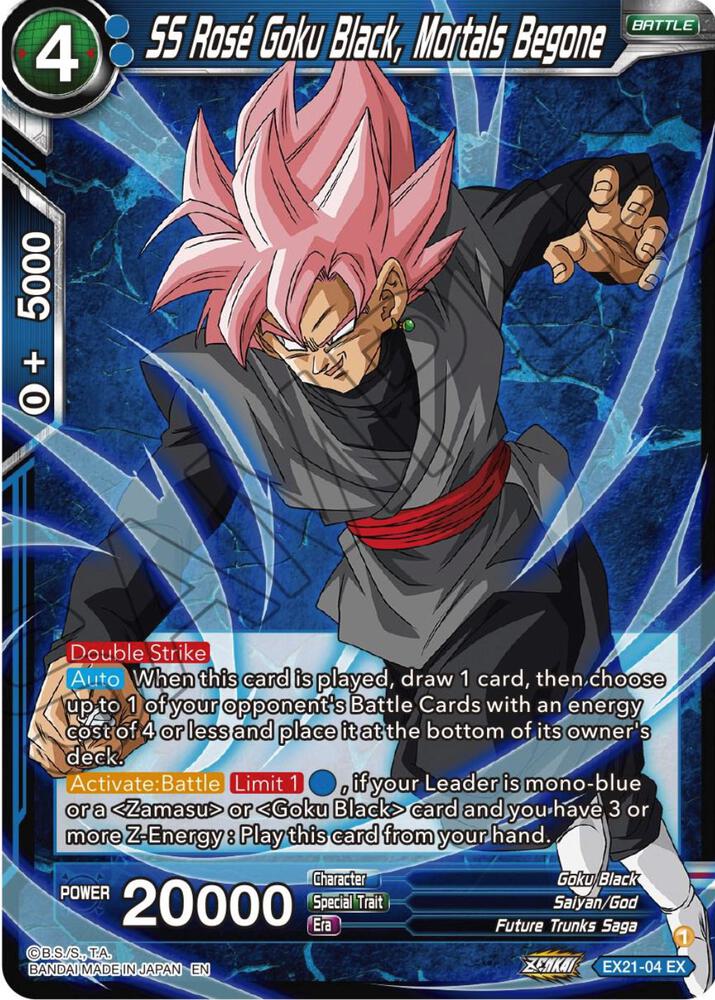 SS Rose Goku Black Mortals Begone EX21-04
