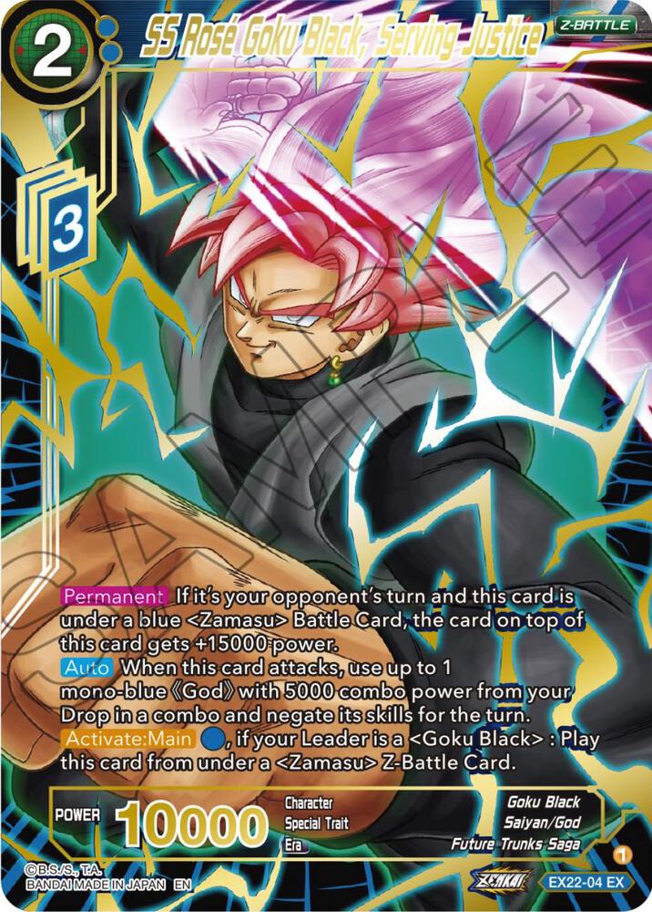 SS Rose Goku Black Serving Justice EX22-04