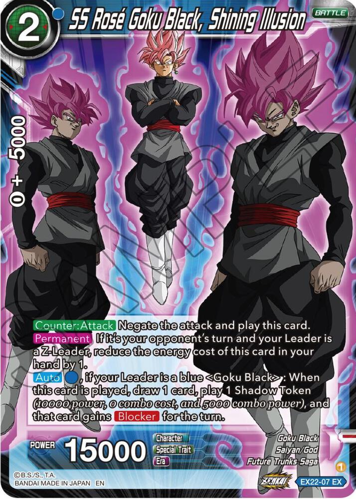 SS Rose Goku Black Shining Illusion EX22-07