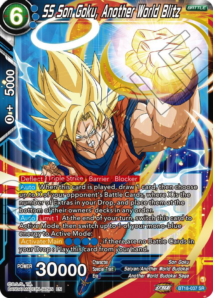 SS Son Goku Another World Blitz SPR BT18-037