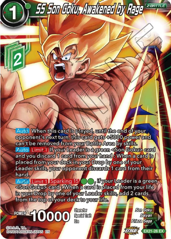 SS Son Goku Awakened by Rage EX21-26