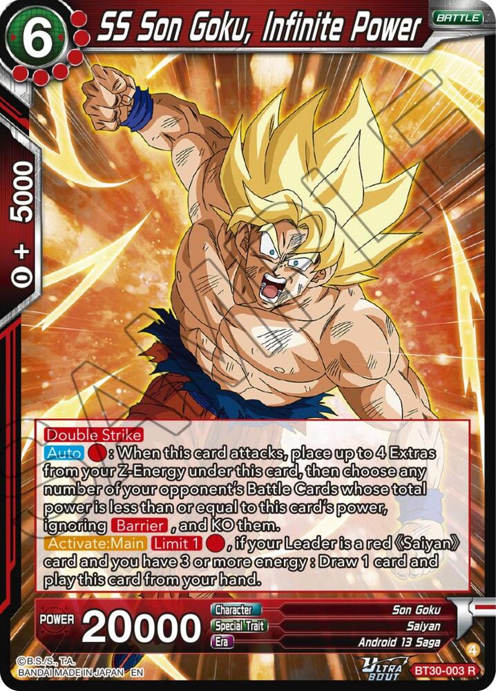 SS Son Goku Infinite Power BT30-003