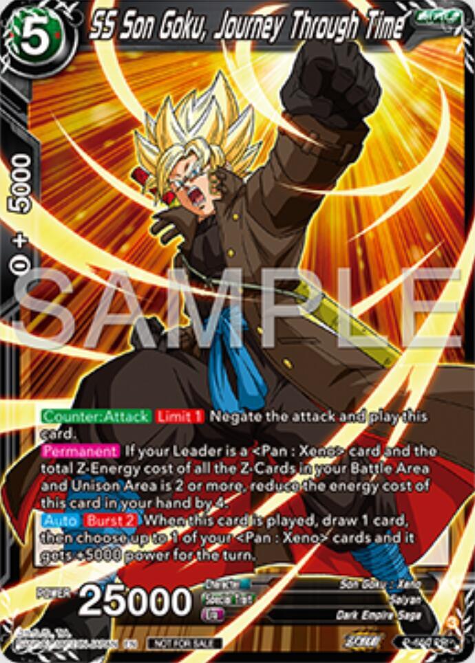 SS Son Goku Journey Through Time P-649 carta