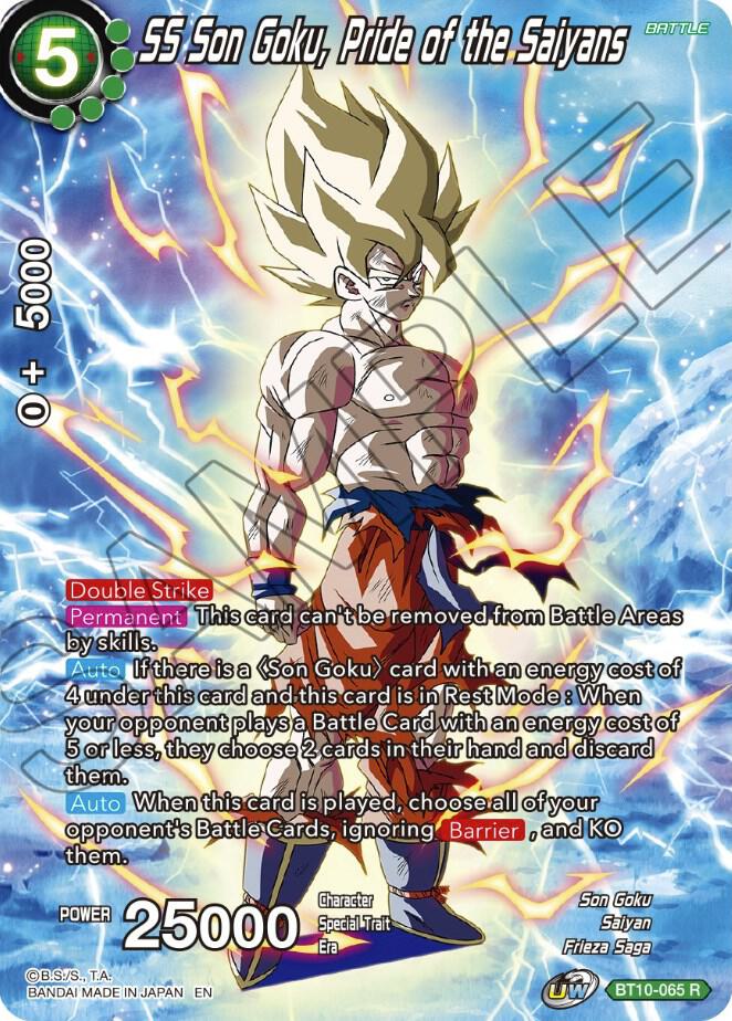 SS Son Goku Pride of the Saiyans BT10-065