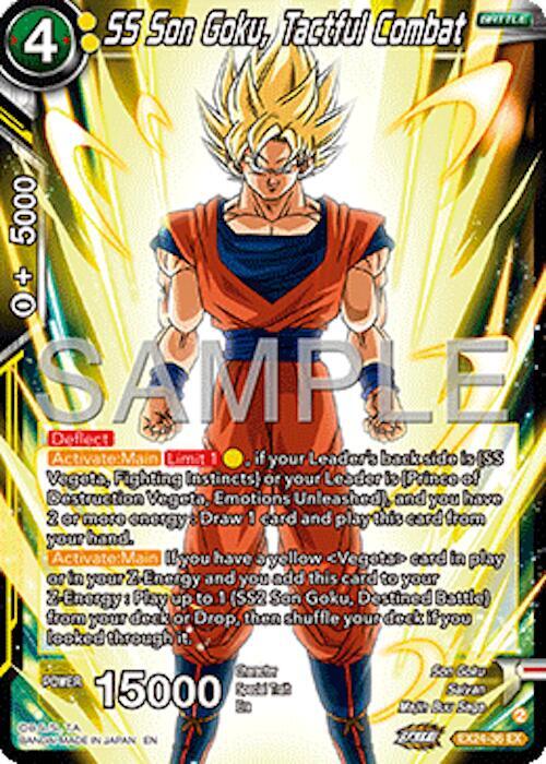 SS Son Goku Tactful Combat EX24-36 carta