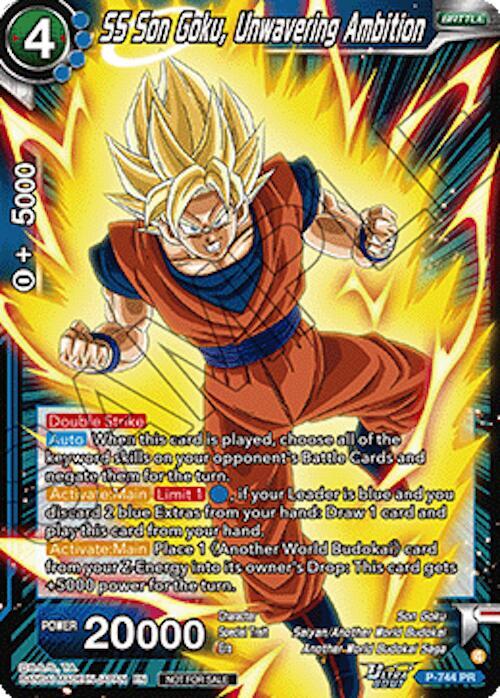 SS Son Goku Unwavering Ambition Ultra Bout Series Tournament Pack Vol3 P-744