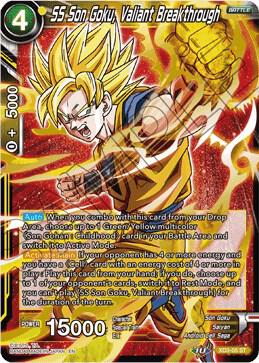 SS Son Goku Valiant Breakthrough XD3-05 card