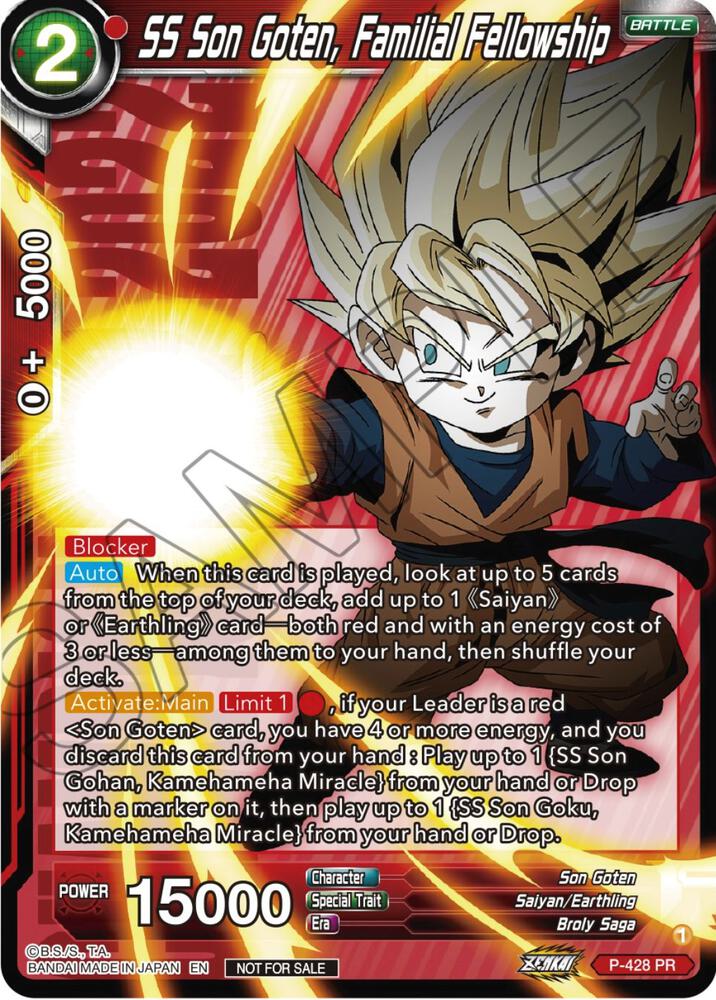 SS Son Goten Familial Fellowship P-428