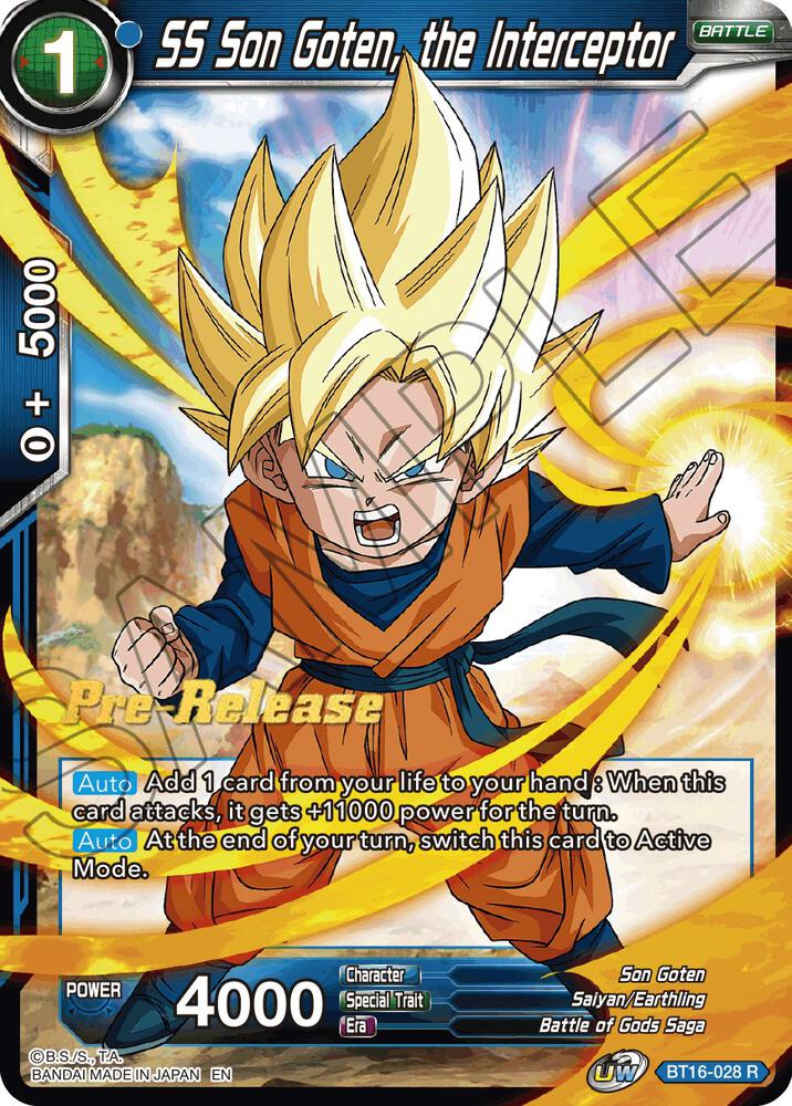 SS Son Goten the Interceptor BT16-028