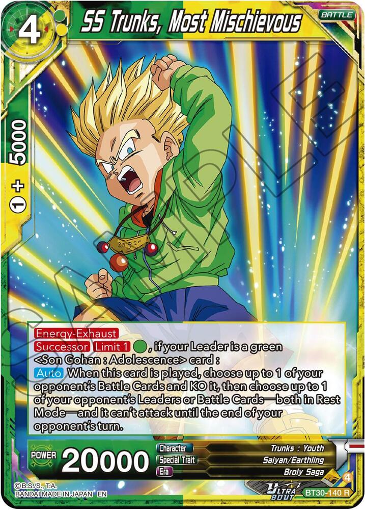 SS Trunks Most Mischievous BT30-140