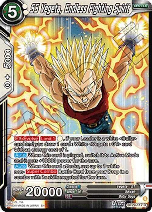 SS Vegeta Endless Fighting Spirit BT29-117