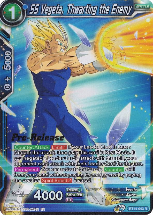 SS Vegeta Thwarting the Enemy BT14-043