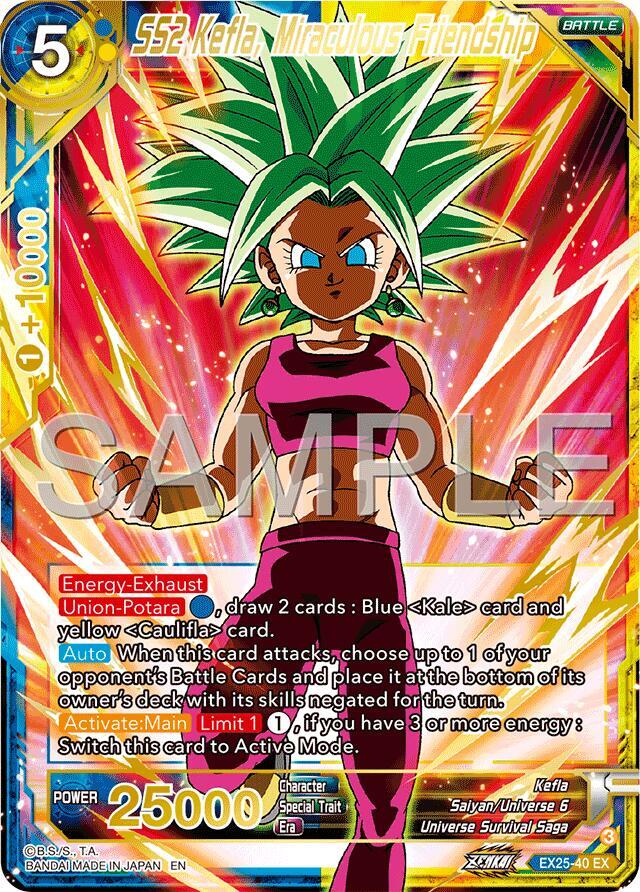 SS2 Kefla Miraculous Friendship EX25-40 card