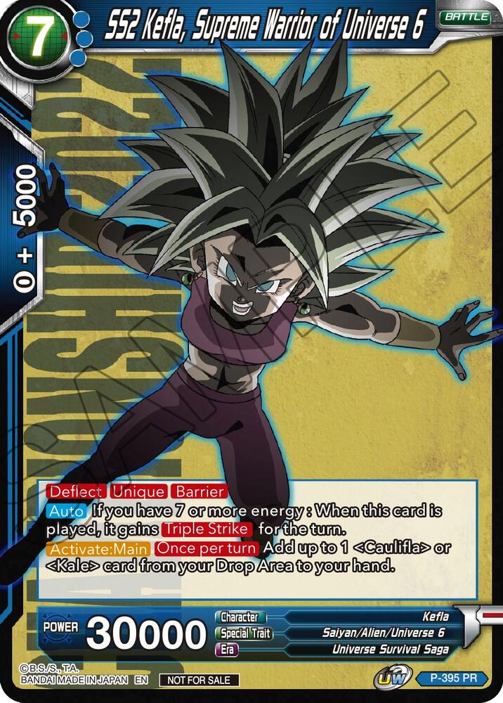 SS2 Kefla Supreme Warrior of Universe 6 Championship Pack 2022 Vol1 P-395
