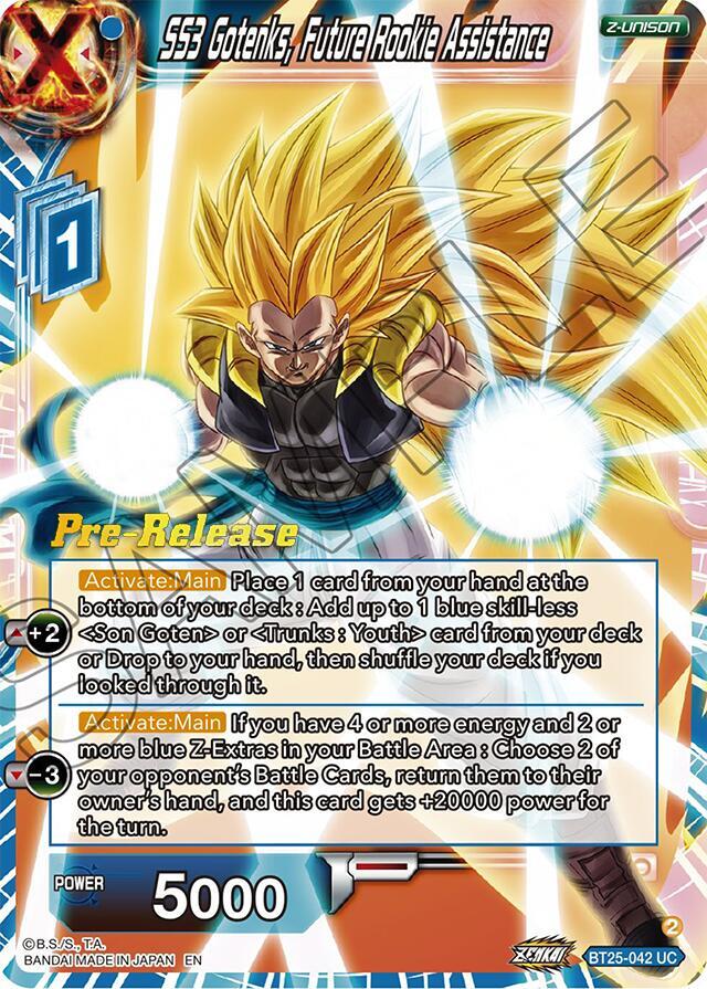 SS3 Gotenks Future Rookie Assistance BT25-042