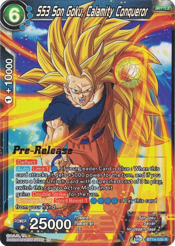 SS3 Son Goku Calamity Conqueror BT14-035 card