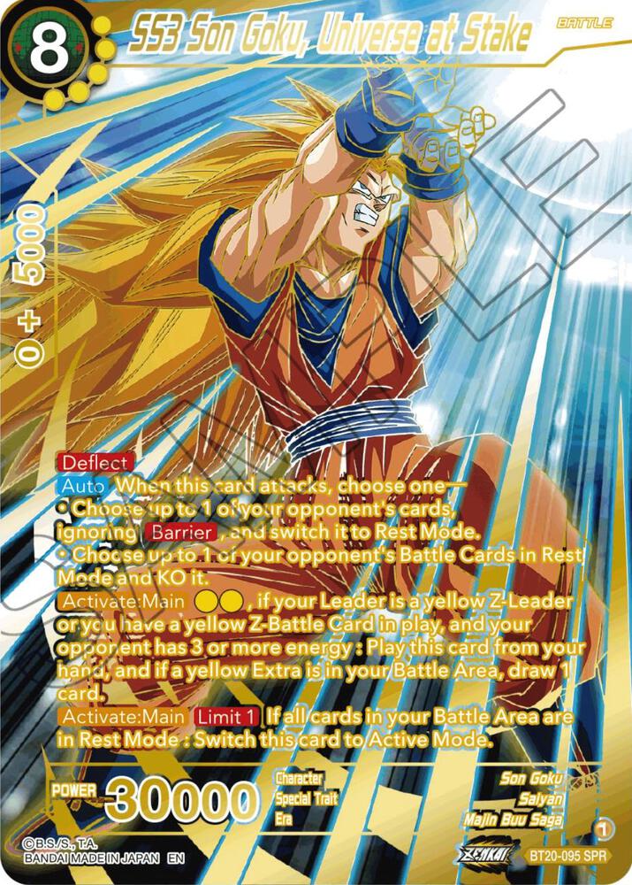 SS3 Son Goku Universe at Stake Hologram BT20-095