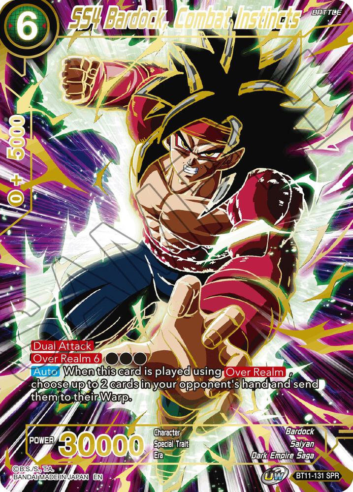SS4 Bardock Combat Instincts SPR BT11-131