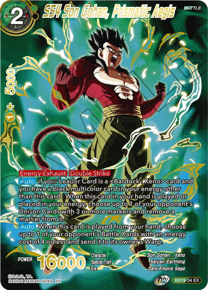 SS4 Son Gohan Prismatic Aegis EX19-34