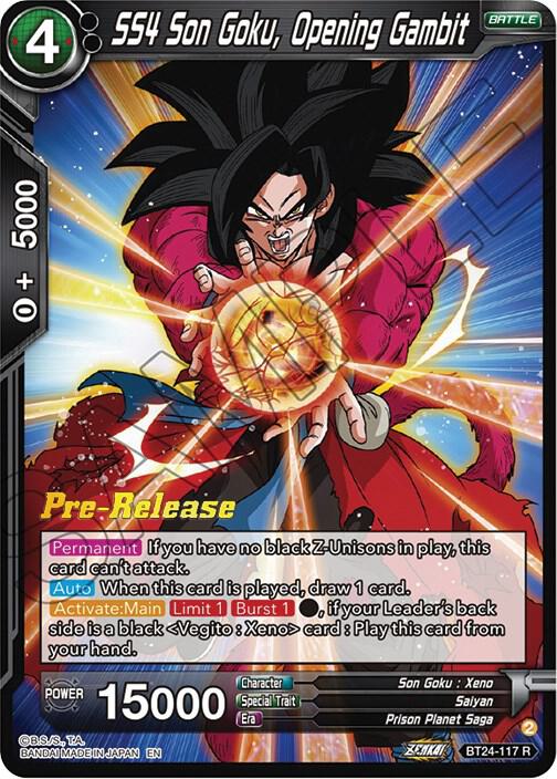 SS4 Son Goku Opening Gambit BT24-117